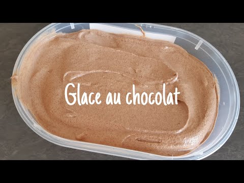 Glace au chocolat 🍫 Recette pas à pas - Fait maison