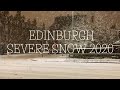 Severe snowfall Edinburgh Scotland | December 2020