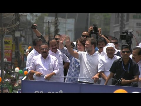 Thousands rally as Rahul Gandhi files nomination for India election | AFP