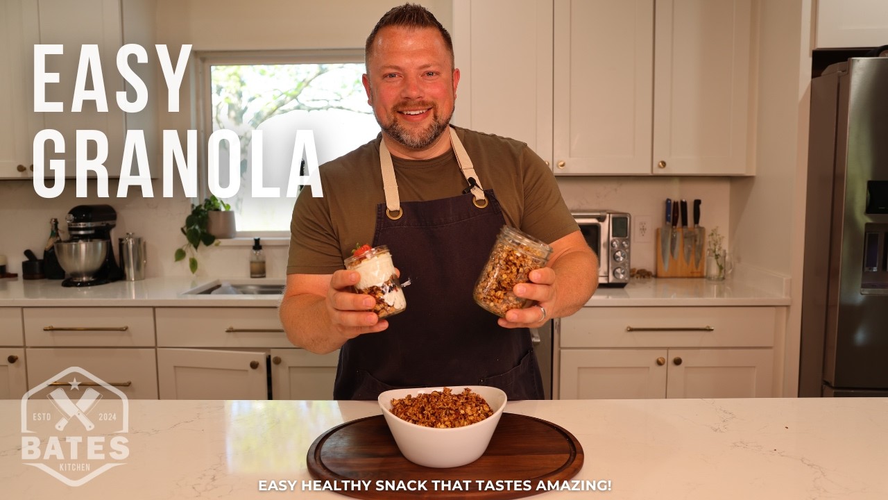 Fast and Easy, but still Healthy Granola! | My Favorite snackable, protein rich snack!