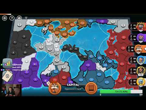 Round 1 of the Risk Legends Tournament S2