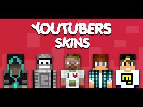 Skins Youtubers for Minecraft Video