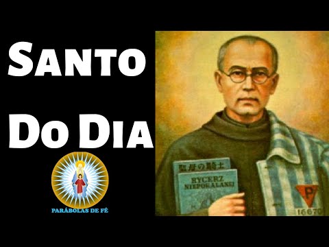 SANTO DO DIA 14/08 - São Maximiliano Maria Kolbe é o SANTO de HOJE - Santos da Igreja Católica