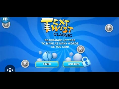 Text Twist 2 Gameplay