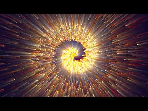 Hypnotic Spiral Tunnel Animation with Glowing Particles #abstract #tunnel #particles #neon #vjloops