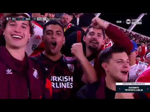 El gol de Paulo Díaz - River 3 - Barracas Central 0