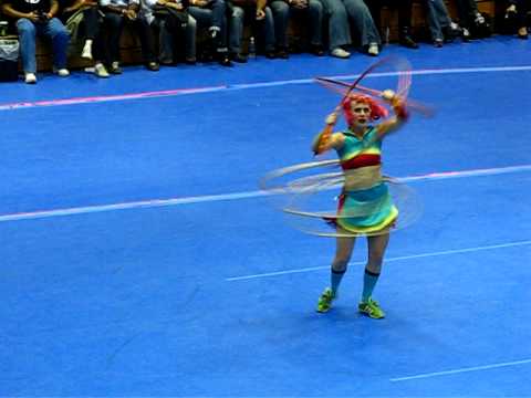 Miss Saturn: Amazing Hula Hoop Performer! (1 of 2)