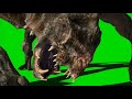Green Screen Monster Attacks Different Angles