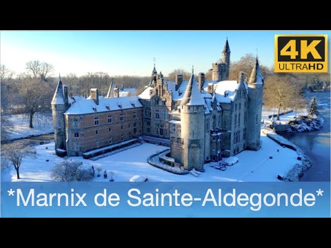 *** Castle Marnix de Sainte Aldegonde winter © 4K ***