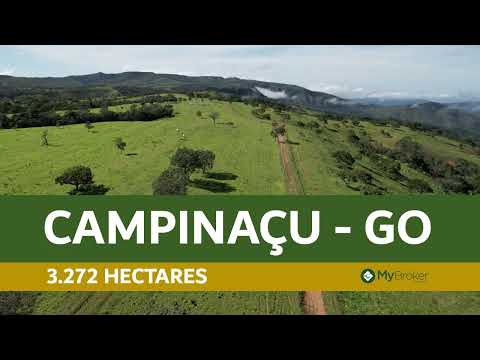 Fazenda para Gado - CAMPINAÇU - GOIÁS - 3.272 hectares