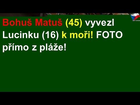 Foto: Bohuš Matuš na dovolené s 16ti letou přítelkyní