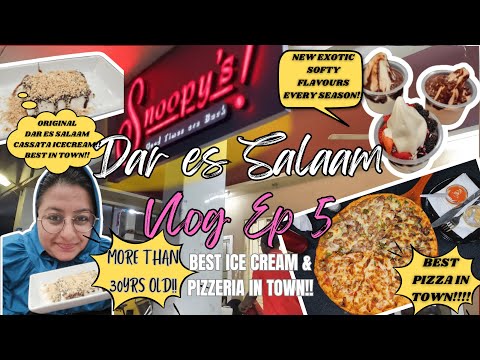 DAR ES SALAAM'S ORIGINAL CASSATA ICE CREAM & BEST PIZZA IN DAR ES SALAAM- SNOOPY'S RESTAURANT REVIEW