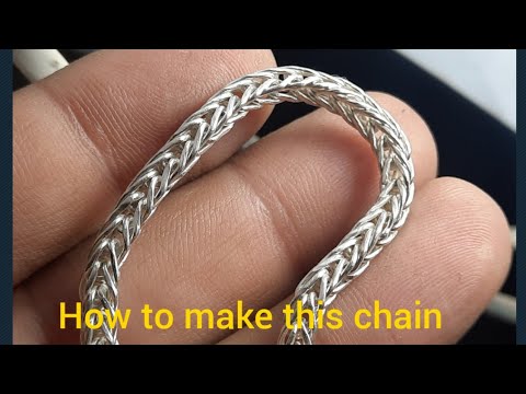 Fox tail chain making || bracelet making || jewelery making @arshadjewelleryworkshop4473