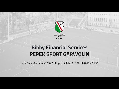 Skrót spotkania Bibby Financial Services - PEPEK SPORT GARWOLIN ( Legia Biznes Cup Jesień 2018 )