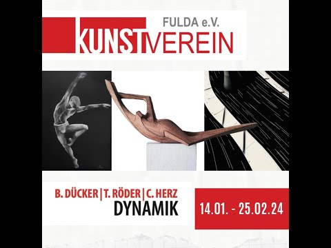 Kunstausstellung "Dynamik" vom 14.01. - 25.02.2024 von Barbara Dücker, Claudia Herz und Tanja Röder