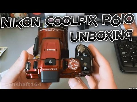Nikon Coolpix P610 Red Unboxing