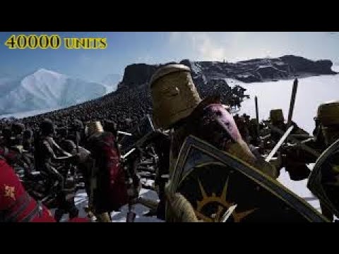 OUCH! 30000 Undead Army VS 10000 Knight Army | EPIC FANTASY BATTLE SIMULATOR