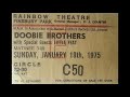 Little Feat At The Rainbow Theatre London 19 Jan 1975