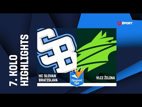 7. kolo: HC Slovan Bratislava - Vlci Žilina 5:1 (2:0, 2:1, 1:0)