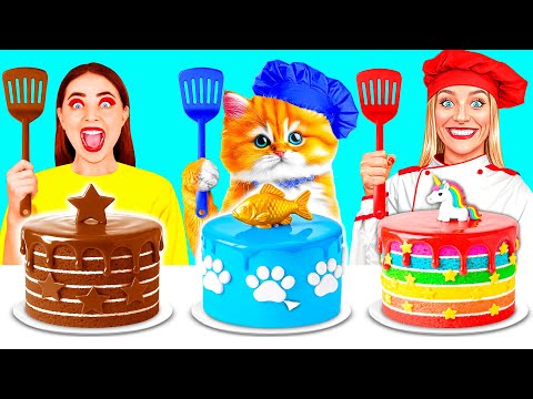Me vs Grandma Cooking Challenge with Cat | Funny Situations and Fails by Crazy DO