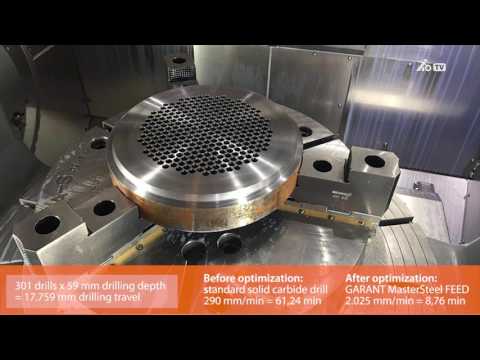 GARANT MasterSteel Feed solid carbide drills for very long tool life - Hoffmann Group