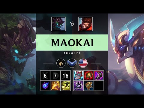 Maokai Jungle vs Wukong - NA Diamond Patch 25.13