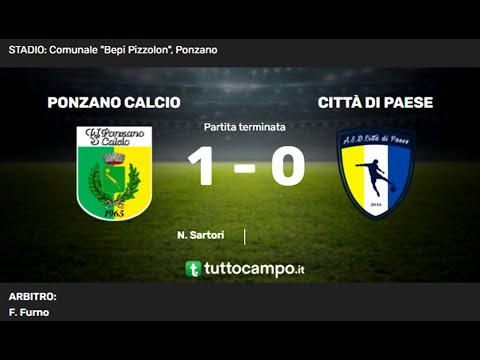 PONZANO CALCIO vs CITTà di PAESE: 1-0