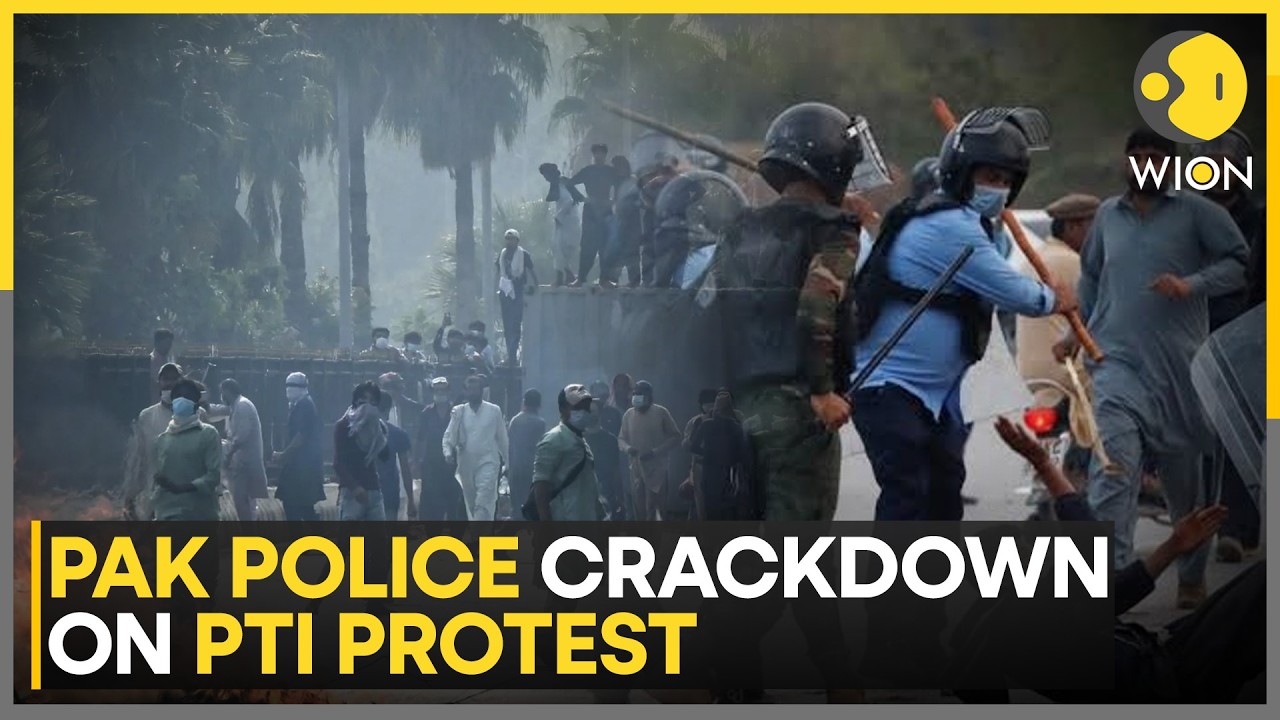 PTI Protest Faces Police Crackdown In Pakistan Amid Heavy Security | WION World News