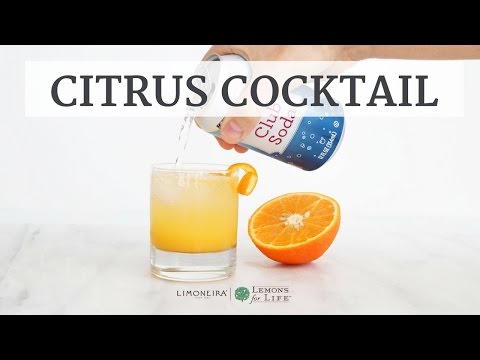 How To Make A Citrus Cocktail & Citrus Twists | Adult Beverage Recipe | Limoneira