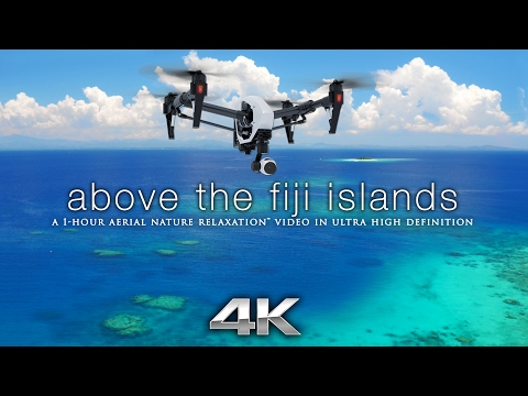 "Above the Fiji Islands" Aerial Nature Relaxation™ 4K UHD Ambient Film w/ Music for Stress Relief Video