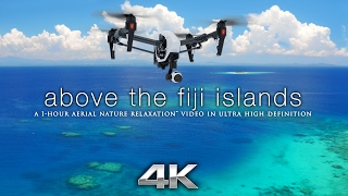 1 HOUR 4K FIJI DRONE FOOTAGE: "Above the Fiji Islands" Aerial Nature Chillout Film w/ Music [DJI X5]