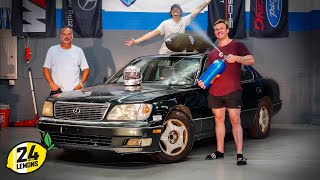 REVEALING OUR 24 HOURS OF LEMONS RACE CAR! Let The Build Begin!