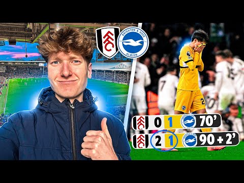 HEARTBREAK AND CHAOS as Fulham SCORE Last Minute Winner against Brighton