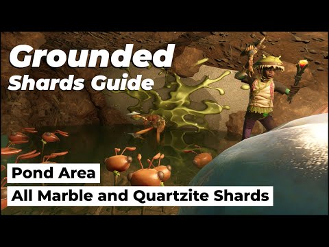 Grounded: All Marble and Quartzite Shards From the Pond Area | Every Rock in The Game (4 of 7 guide)