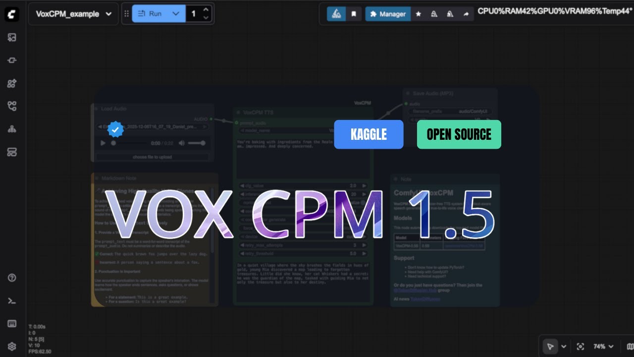 VoxCPM-1.5: Tokenizer-Free TTS for Context-Aware Speech Generation and Voice Clone