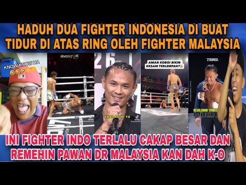 TERLALU SOMBONG FIGHTER INDO MEREMEHKAN FIGHTER MALAYSIA KAN DAH DI KASI TIDUR DI ATAS RING⁉️