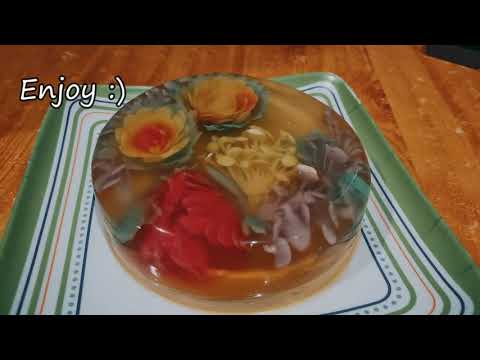 3D JELLY CAKE MAKING