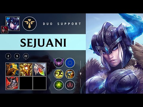 Sejuani Support vs Pyke - EUW Master Patch 25.22