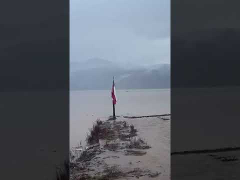 Comienza a granizar en Colbún