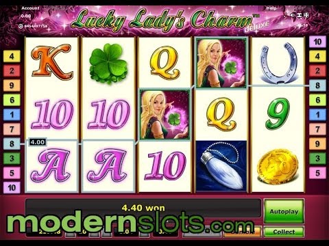 Lucky Lady's Charm Deluxe Slot Machine at ModernSlots.com
