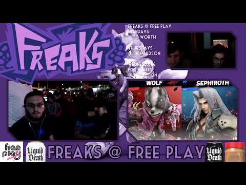 AZ (Wolf) vs Xillion (Sephiroth)Freaks SMASH @ Free Play Arcade Richardson 14