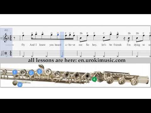 Cours de Flute Traversiere T. Swift Blank Space Cover Comment Jouer de la Flute Partition Tablature