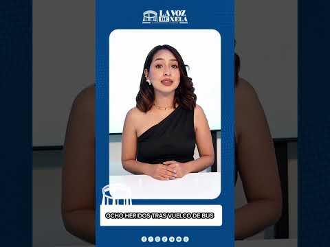 VUELCO DE BUS DEJA PASAJEROS HERIDOS
