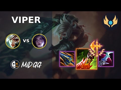 MID.GG: [ Viper ] Riven BOT vs Kai'Sa | NA CHALLENGER | LOL Season 2024