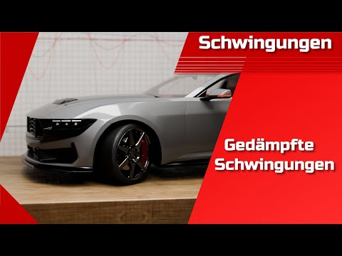 Gedämpfte Schwingungen | Herleitung der Differentialgleichung | Periodendauer | Frequenz | Formel