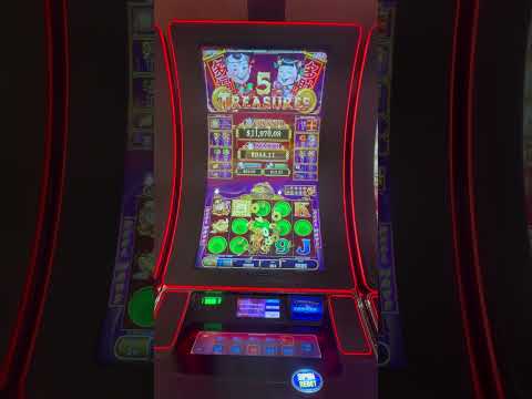 Thumbnail for BIG WIN on 5 Treasures Slot Machine Ovation of the Seas Cruise Royal Caribbean #casino #slots #win