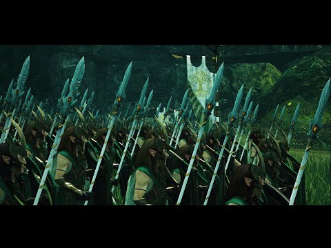 The Forbidden Forest｜Wood Elves vs Vampire Counts｜Totalwar Warhammer2 Cinematic Battle