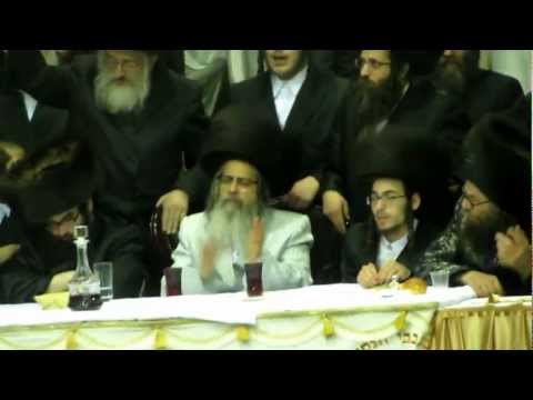 Bagleiten Satmar Rebbe in Jerusalem באגלייטען ושל״ס של האדמור מסאטמאר