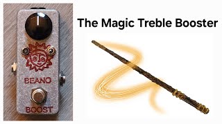Video thumbnail for The Magic Treble Booster, featuring the AnalogMan Beano Boost Mini by DudeCrush