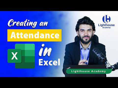 How to Create an Attendance Sheet in Excel | Step-by-Step Tutorial